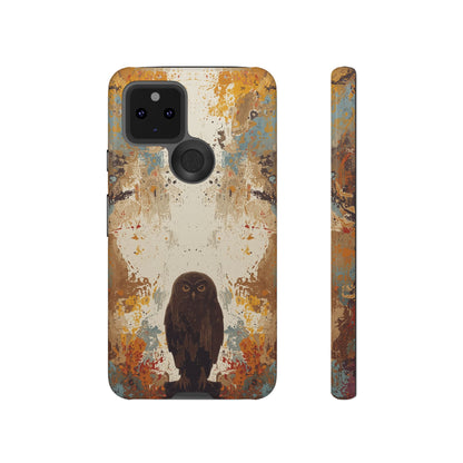 Abstract Owl Design Phone Case