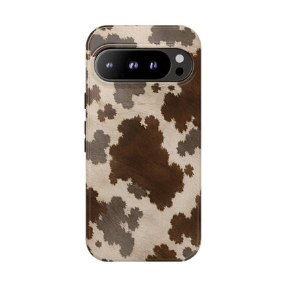 Stylish Mocha Cow Print Phone Case