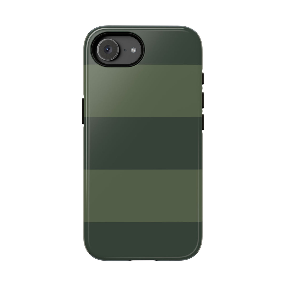 Green Horizontal Stripe Pattern Phone Case - Green Phone Case - iPhone 17e / Glossy