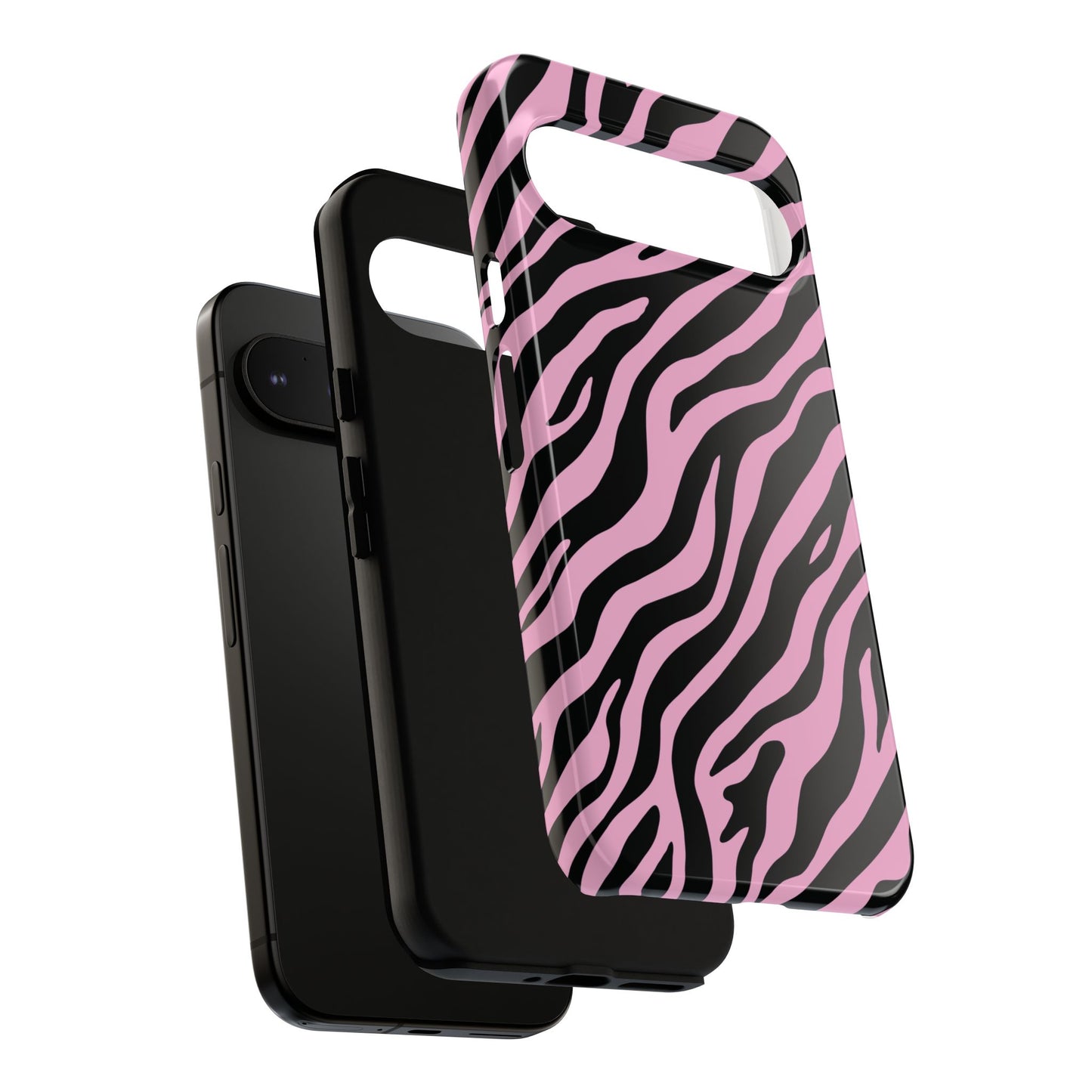 Stylish Blush Zebra Print Phone Case
