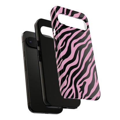Stylish Blush Zebra Print Phone Case