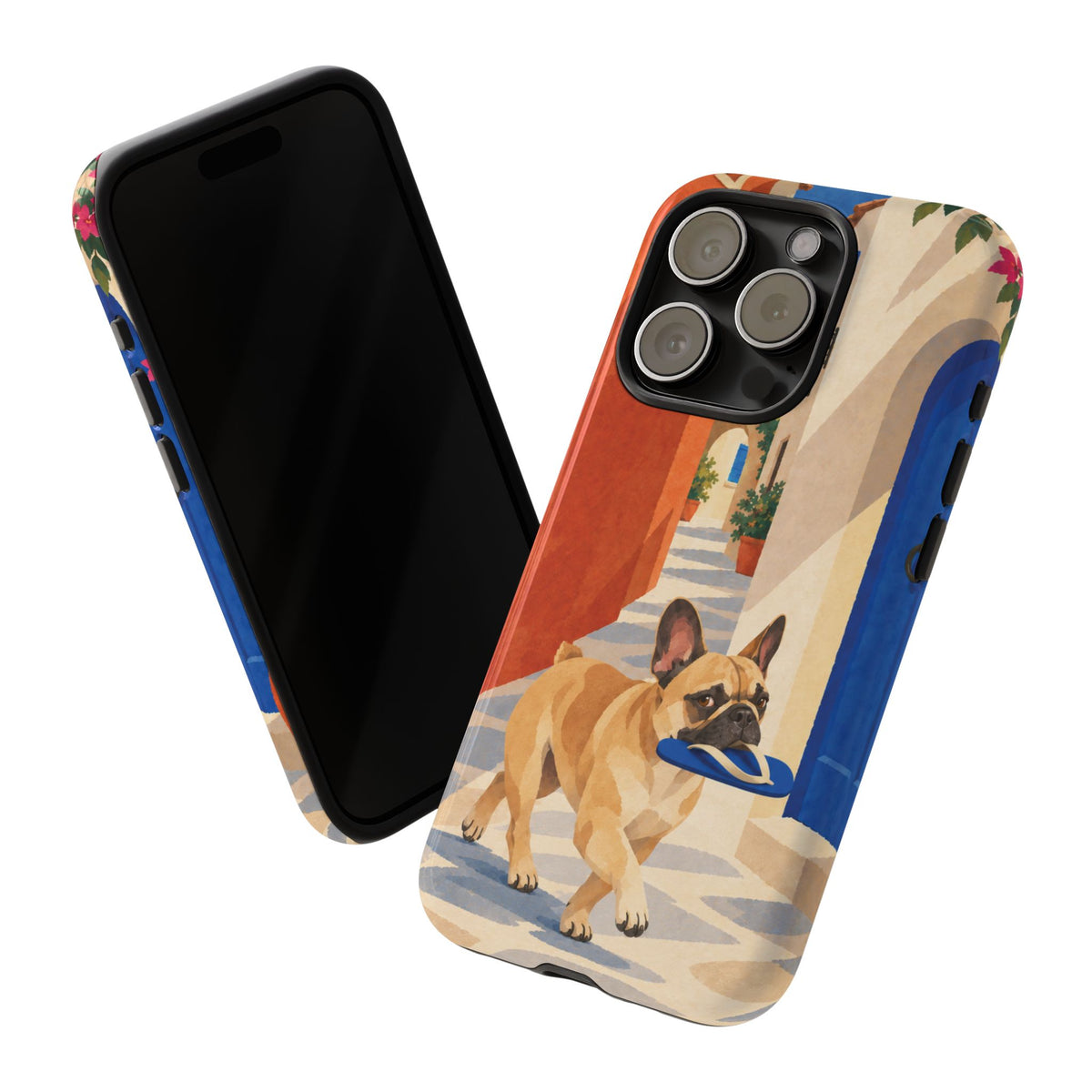 French Bulldog Quiet Lane Phone Case - Multicolor Phone Case