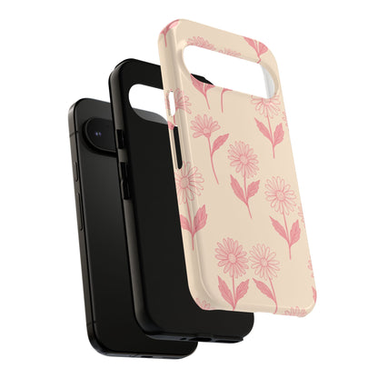 Pretty Pink Daisy Pattern Phone Case