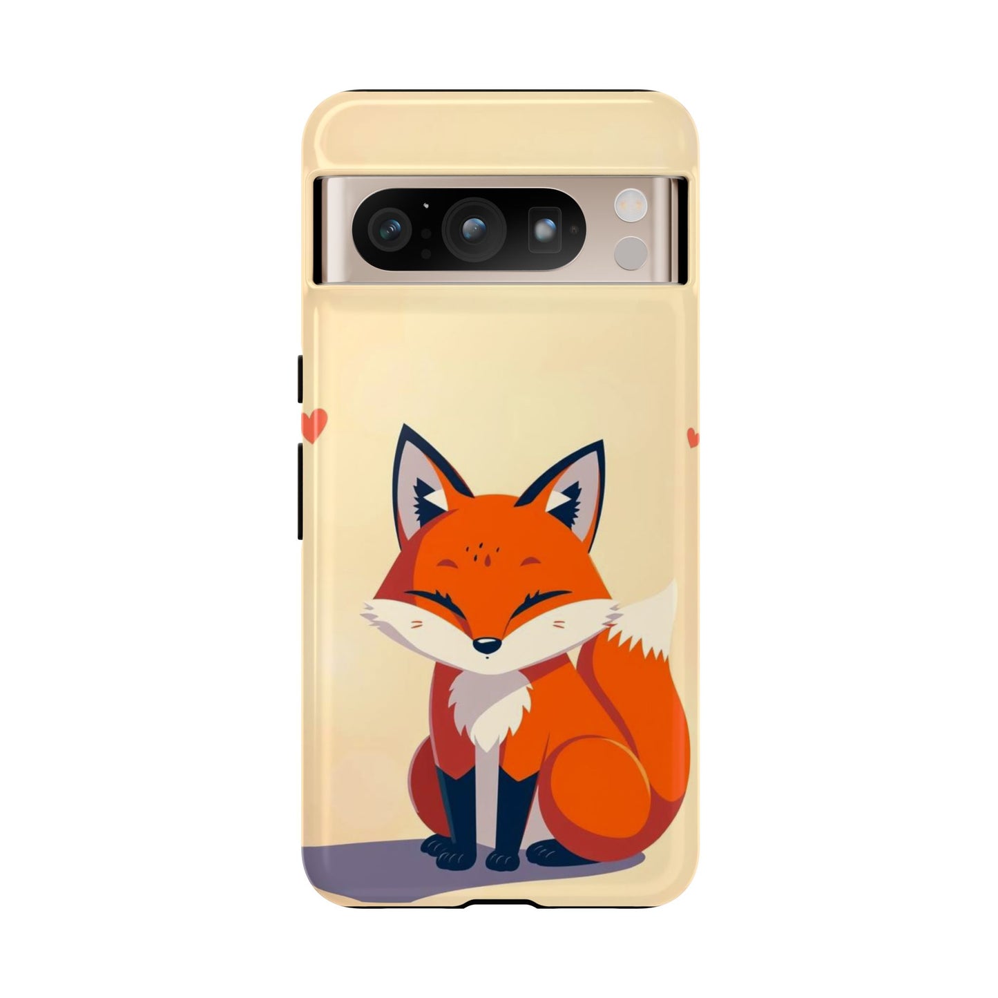 Google Pixel 8 Pro / Glossy Phone Case - Cute Fox Design Phone Case