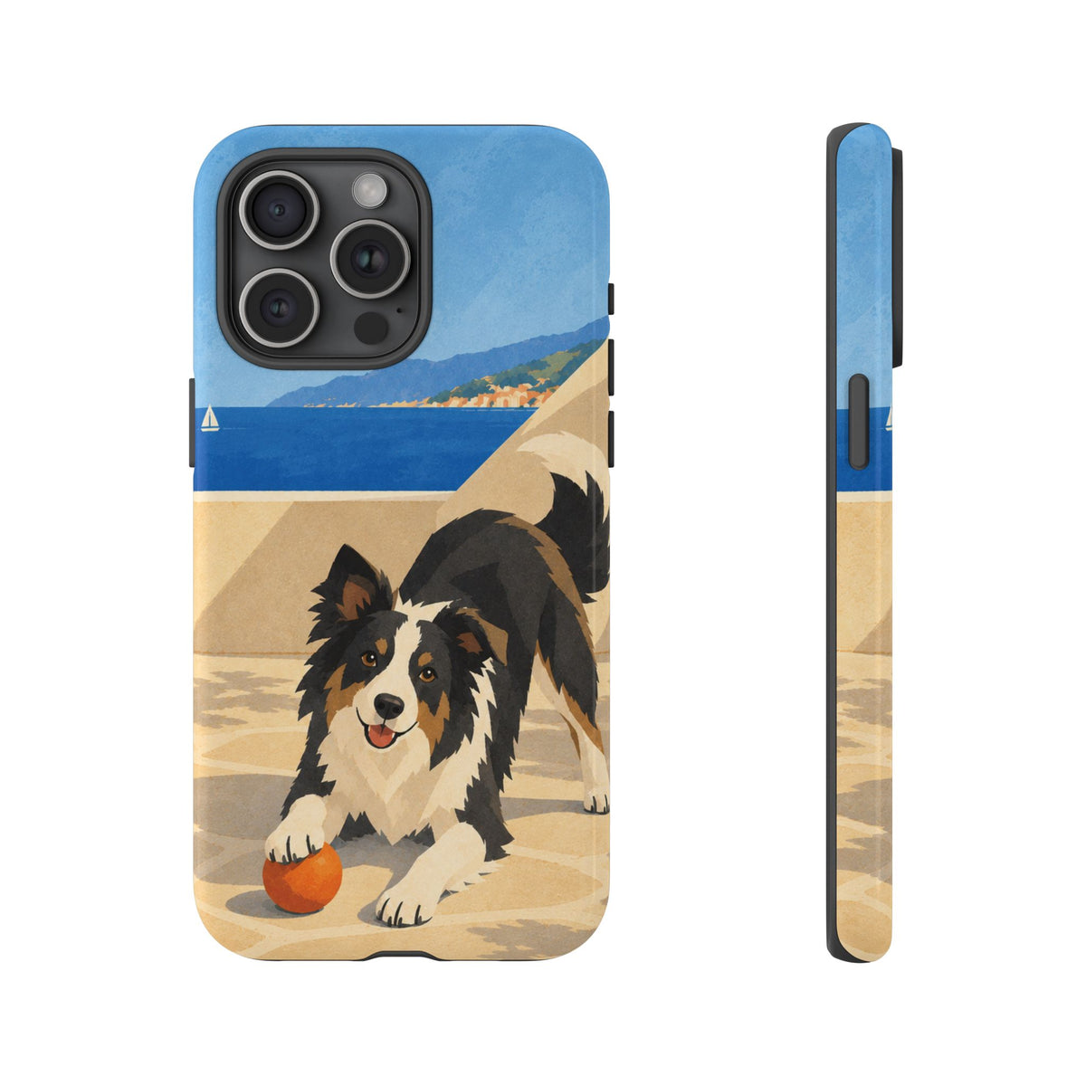 Border Collie One More Throw Phone Case - Multicolor Phone Case - iPhone 15 Pro Max / Glossy