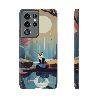 Stylised Panda Design Phone Case - Multicolor Phone Case - Samsung Galaxy S21 Ultra / Glossy