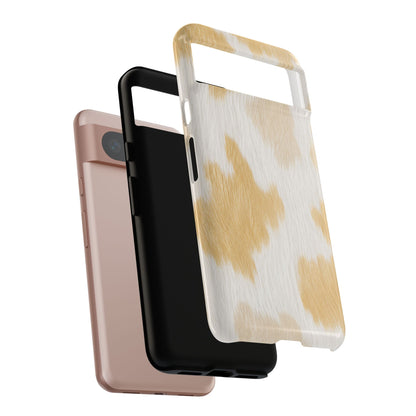 Golden Honey Cow Print Phone Case