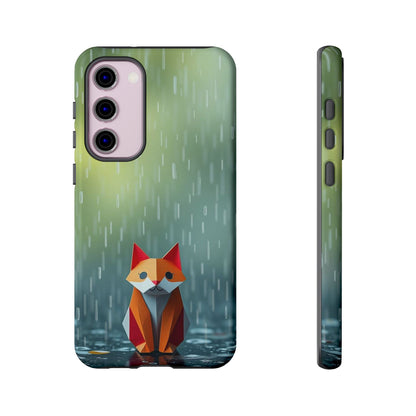 Samsung Galaxy S23 Plus / Glossy Phone Case - Origami ’Soggy Fox’ Design Phone Case