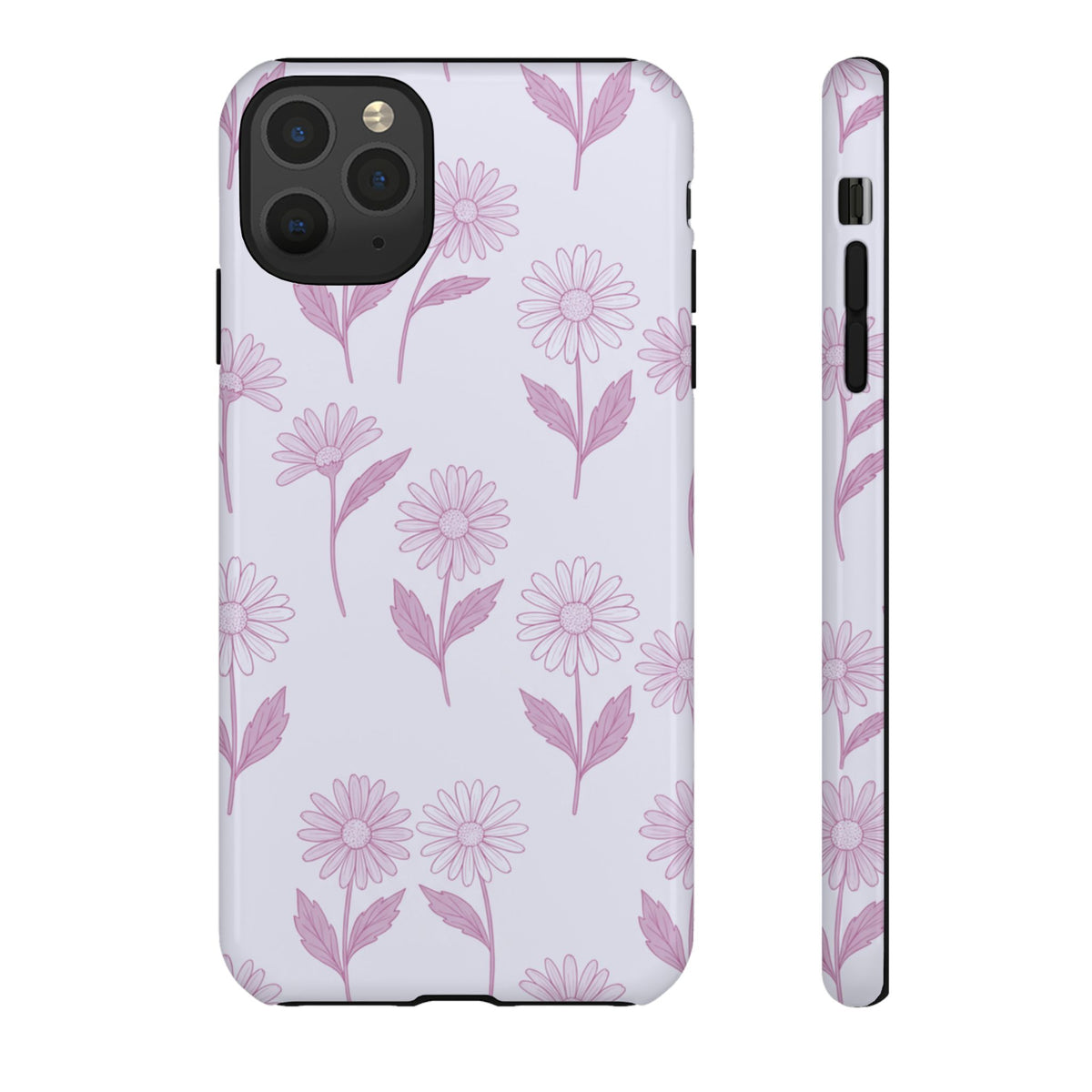 Pretty Lilac Daisy Pattern Phone Case