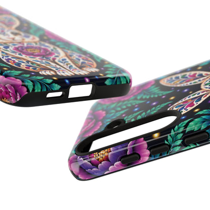 Cute Purple and Teal Calavera Bunny Phone Case - Multicolor Phone Case