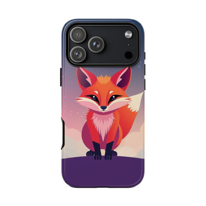 iPhone 17 Pro Max / Glossy Phone Case - Pop Art Fox Design Phone Case