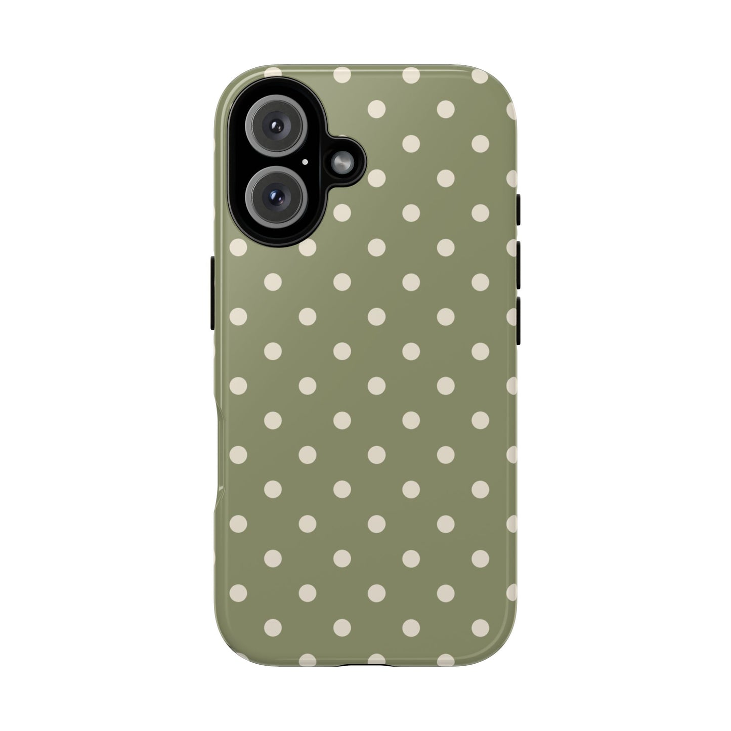 Green & White Dot Pattern Phone Case