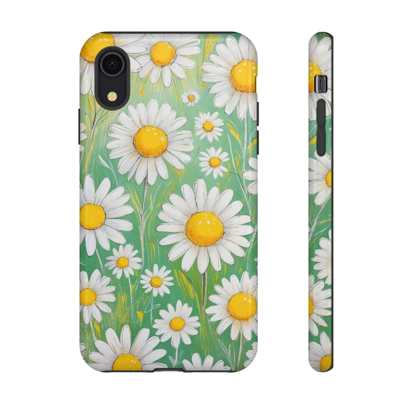 iPhone XR / Glossy Phone Case - Daisies Floral Pattern 4 Phone Case