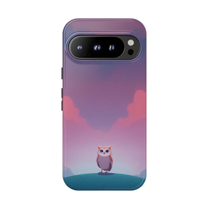 Watercolour Owl & Cloud Design Phone Case