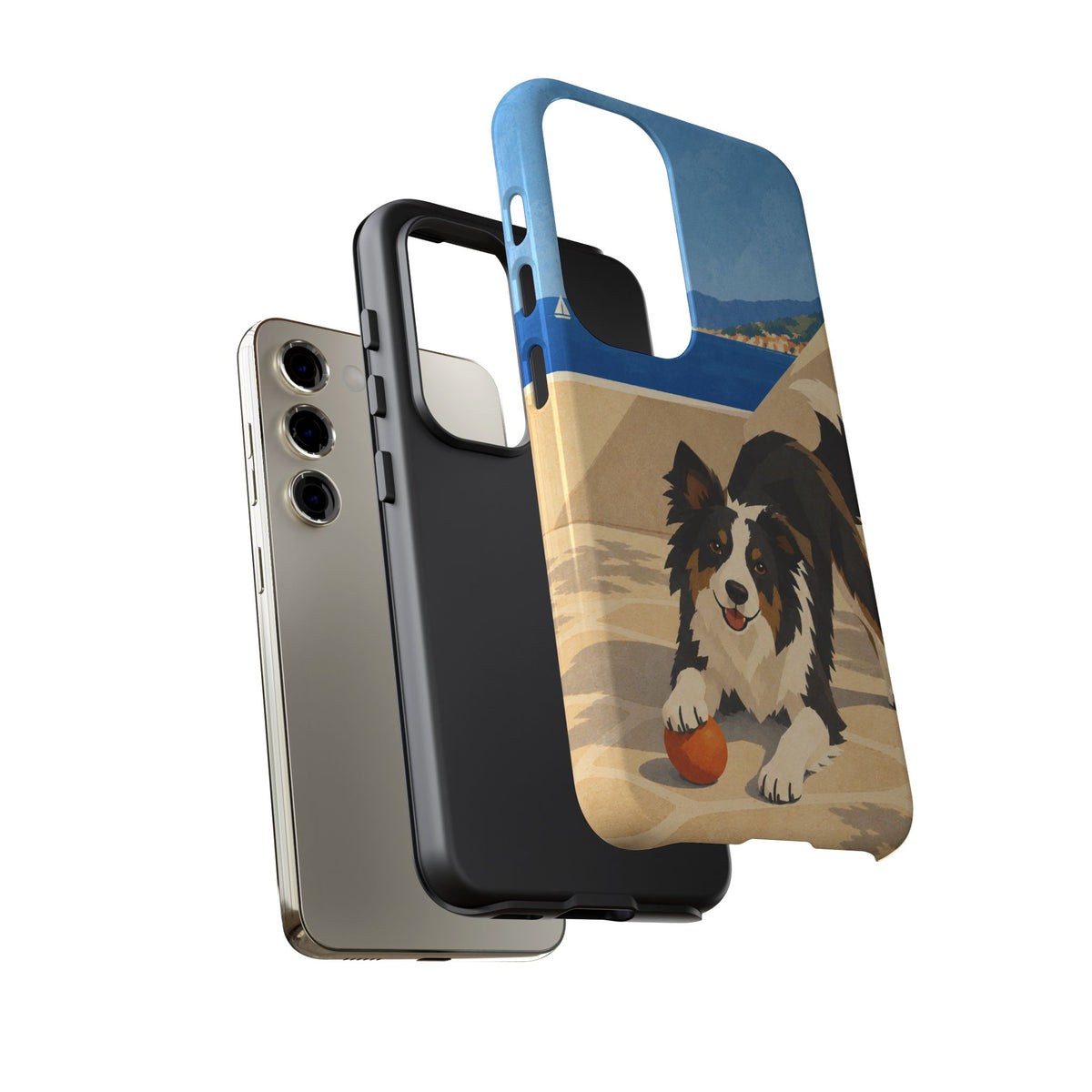 Border Collie One More Throw Phone Case - Multicolor Phone Case