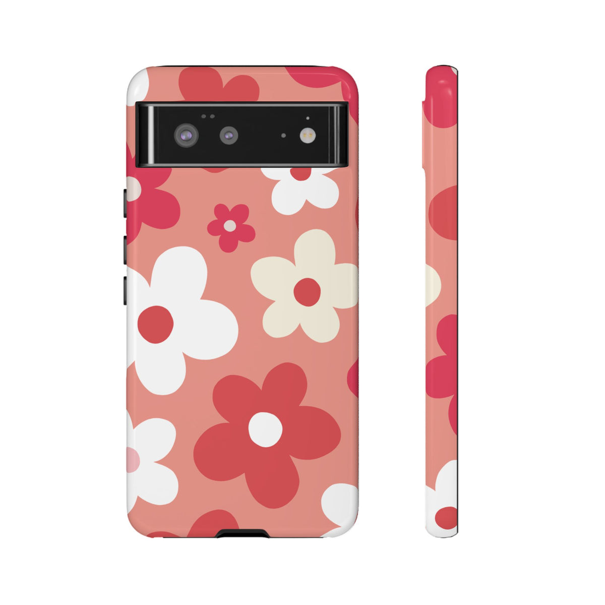Cute Pink Daisy Pattern #1 Phone Case - Pink Phone Case - Google Pixel 6 / Glossy