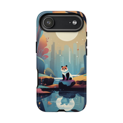iPhone 17 Air / Glossy Phone Case - Stylised Panda Design Phone Case
