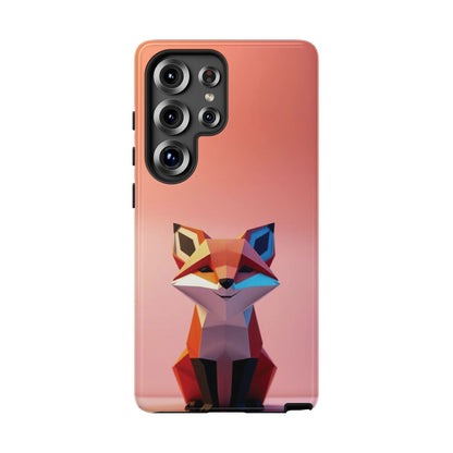 Samsung Galaxy S25 Ultra / Glossy Phone Case - Origami Fox Design Phone Case