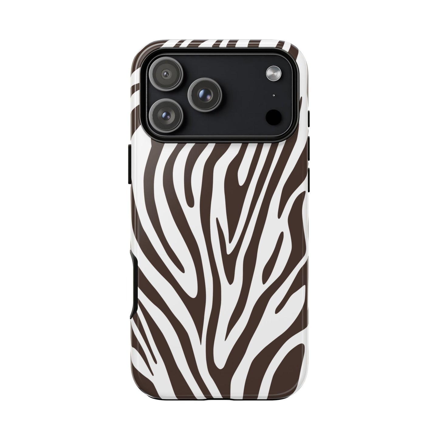 Graphic Brown Tiger Print Phone Case