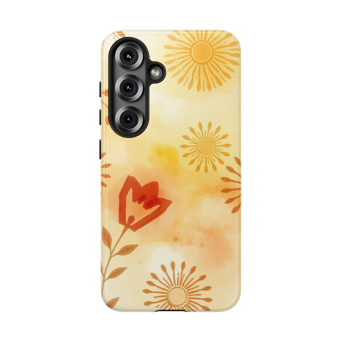 Boho Chic Watercolour Pattern Phone Case - Multicolor Phone Case - Samsung Galaxy S25 / Glossy