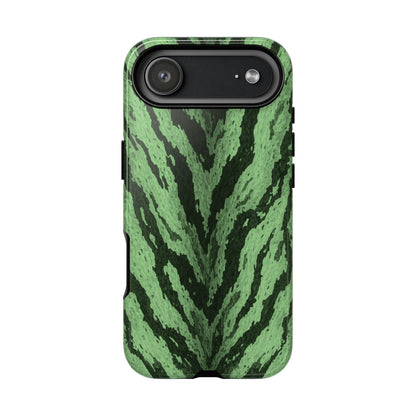 Sage Tiger Print Phone Case
