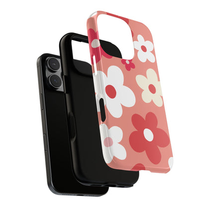 Cute Pink Daisy Pattern #1 Phone Case - Pink Phone Case