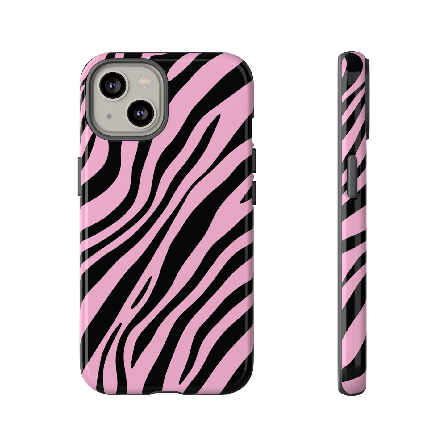 Modern Blush Zebra Print Phone Case