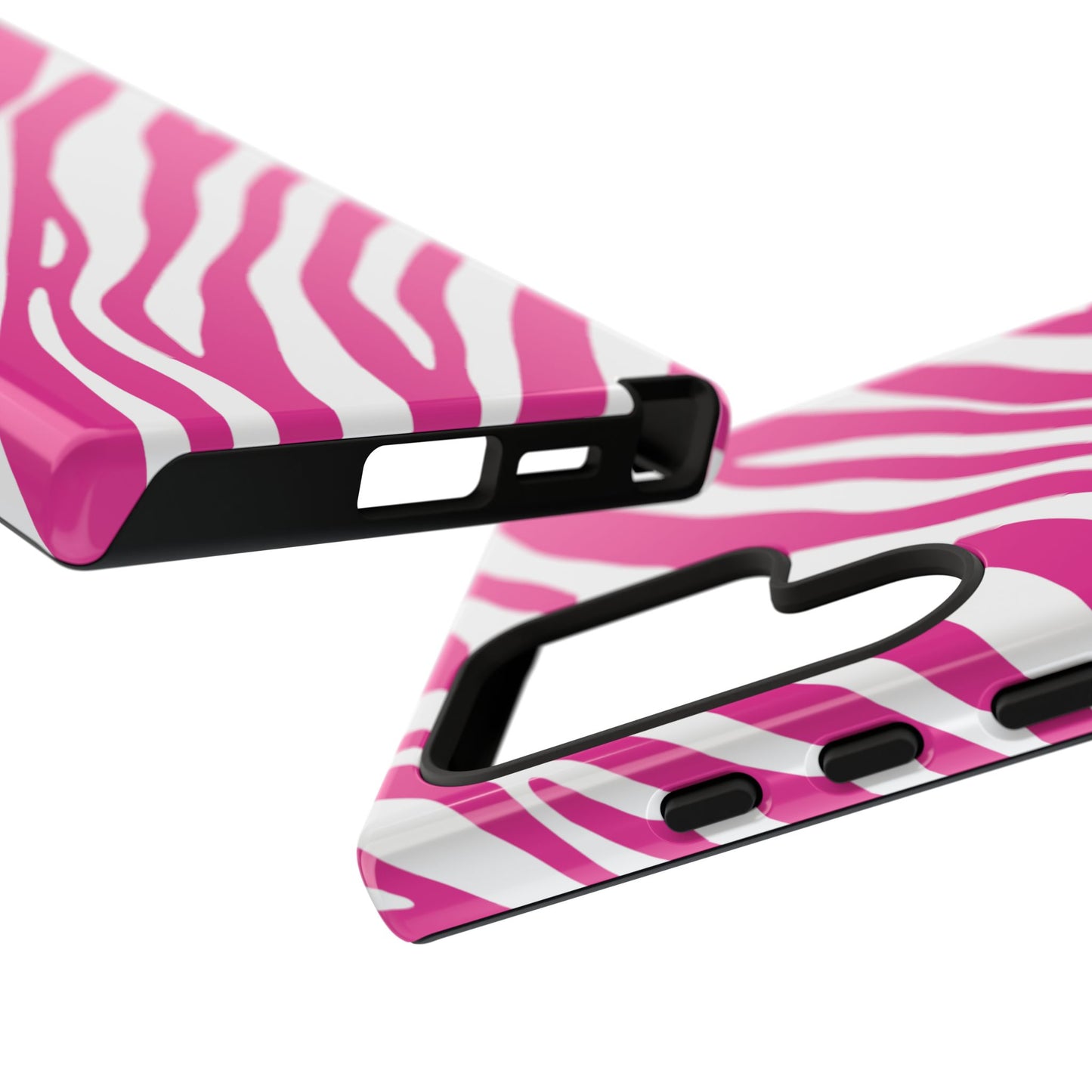 Modern Hot Pink Zebra Print Phone Case