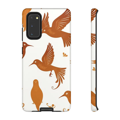 Abstract Bird Pattern Phone Case - Multicolor Phone Case - Samsung Galaxy S20 / Glossy