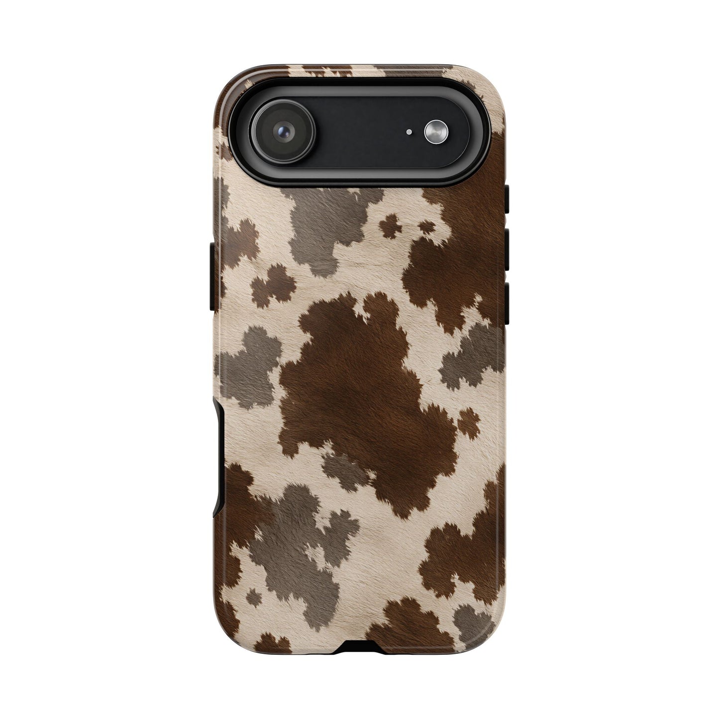 Stylish Mocha Cow Print Phone Case
