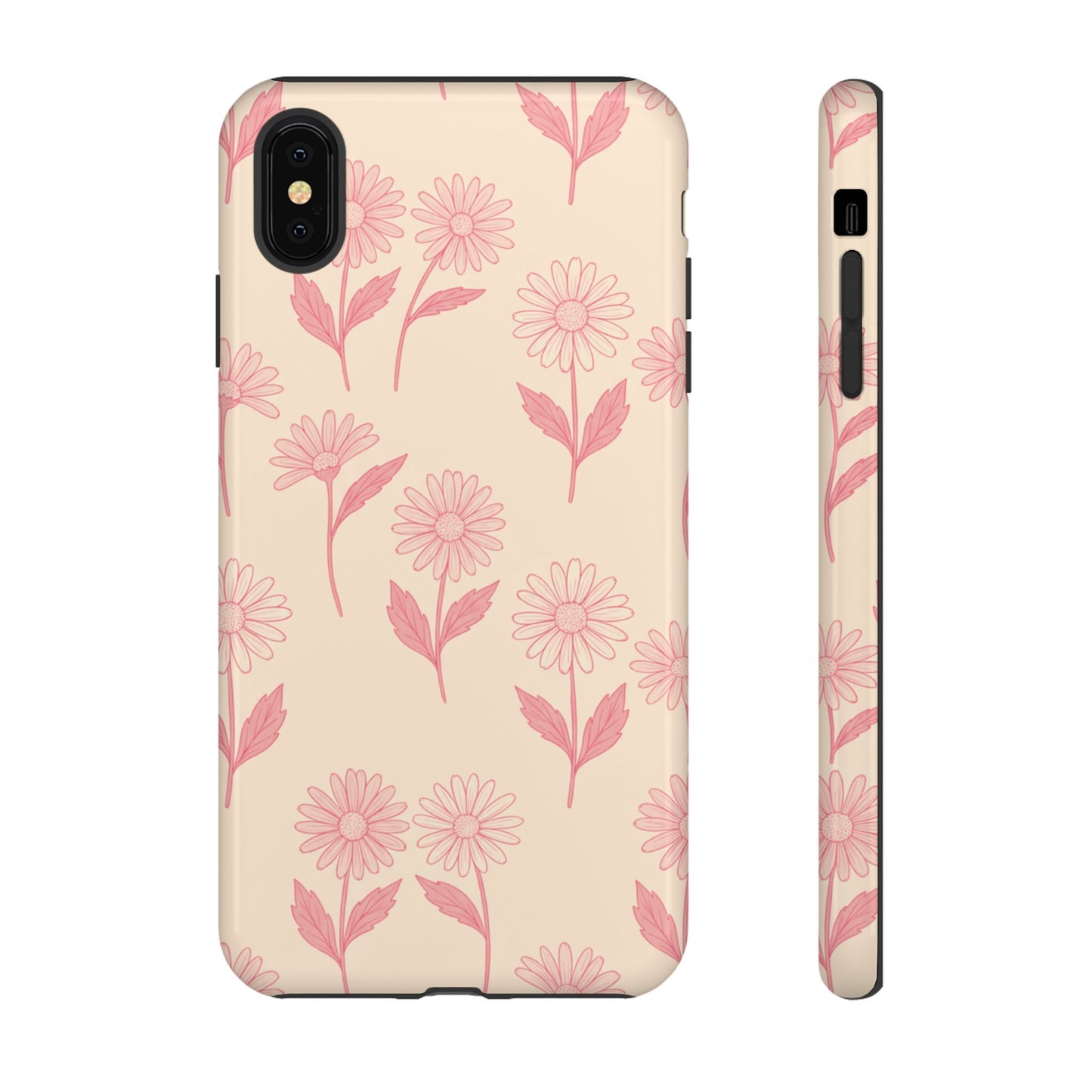 Pretty Pink Daisy Pattern Phone Case