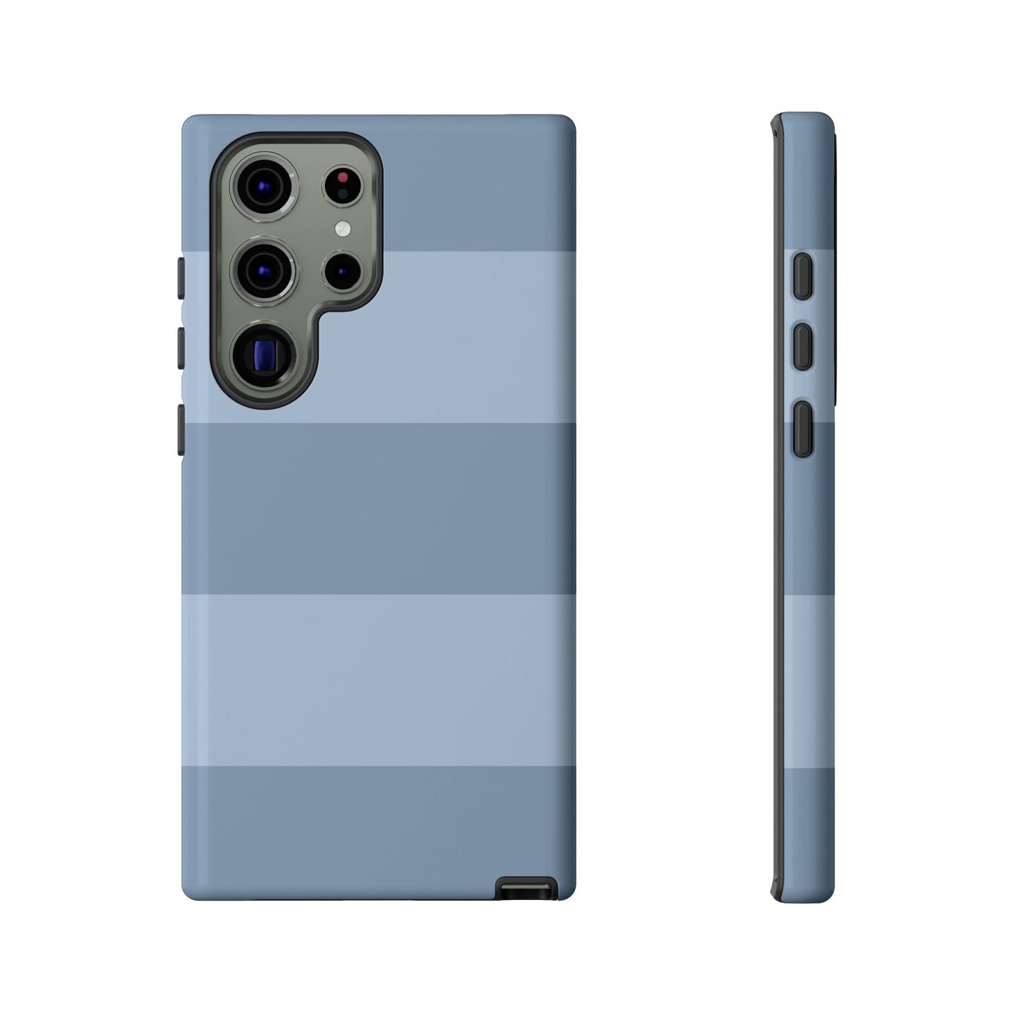 Light Blue Horizontal Stripe Pattern Phone Case - Blue Phone Case - Samsung Galaxy S23 Ultra / Glossy