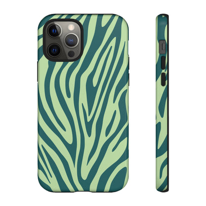 Boutique Sage Tiger Print Phone Case