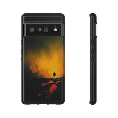 Acrylic Mysterious Figure Phone Case