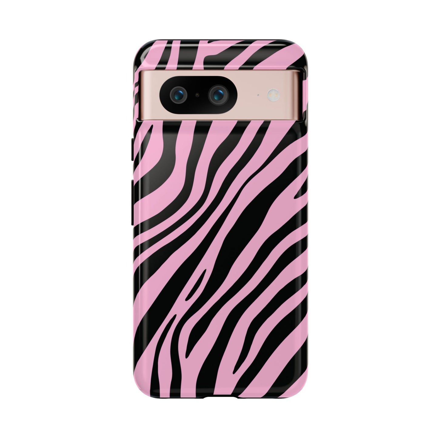 Modern Blush Zebra Print Phone Case