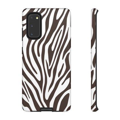 Graphic Brown Tiger Print Phone Case