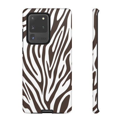 Graphic Brown Tiger Print Phone Case
