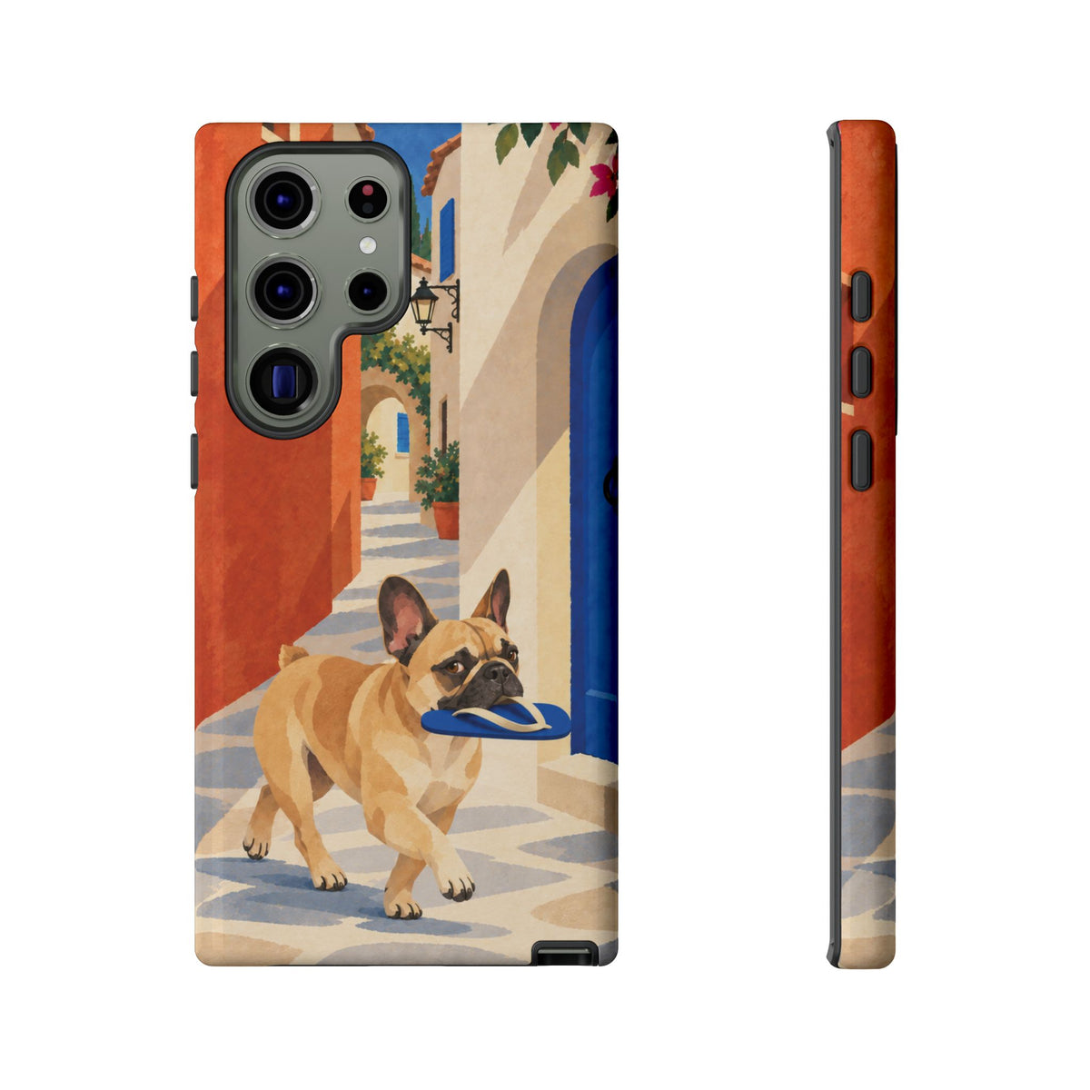 French Bulldog Quiet Lane Phone Case - Multicolor Phone Case - Samsung Galaxy S23 Ultra / Glossy