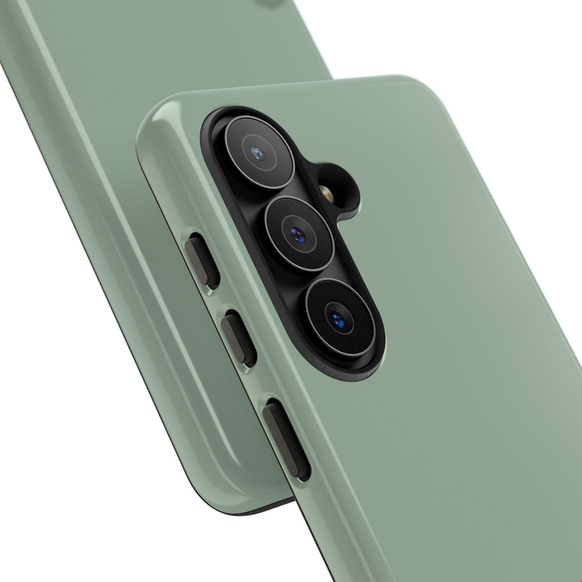 Green Abstract Waves Protective Phone Case - Green Phone Case