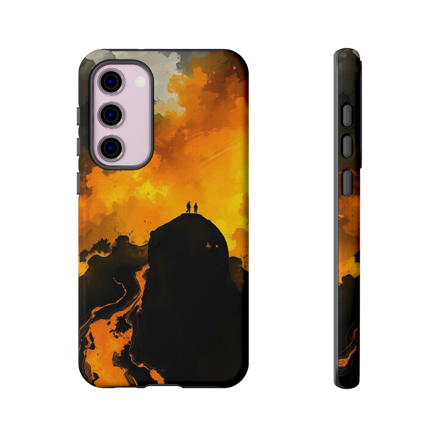 Samsung Galaxy S23 Plus / Glossy Phone Case - Gothic Watercolour Scene Phone Case