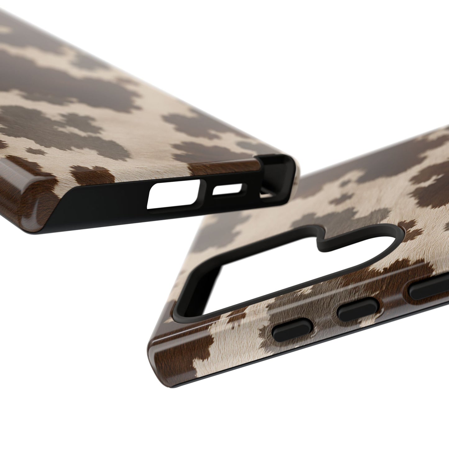 Stylish Mocha Cow Print Phone Case