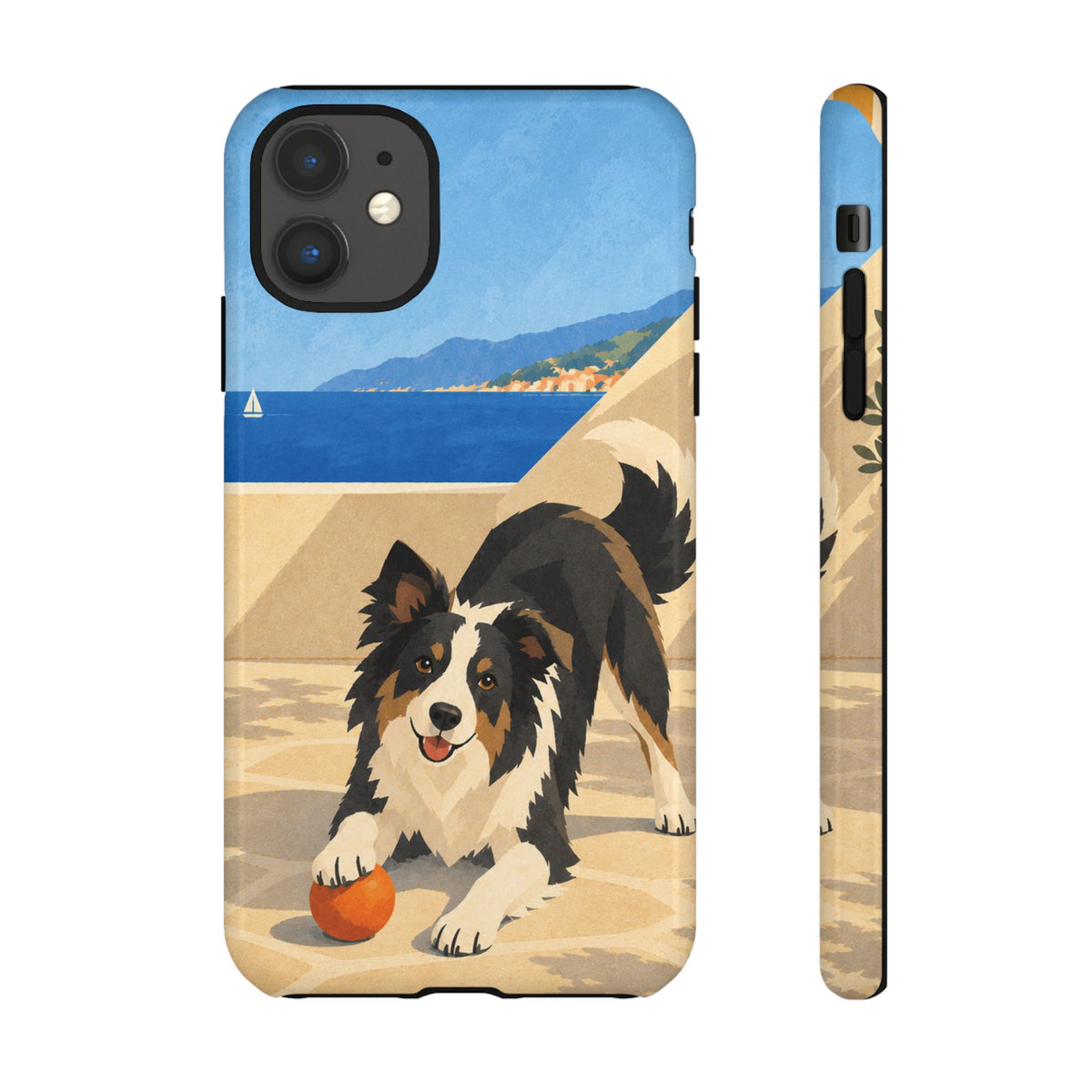 Border Collie One More Throw Phone Case - Multicolor Phone Case - iPhone 11 / Glossy