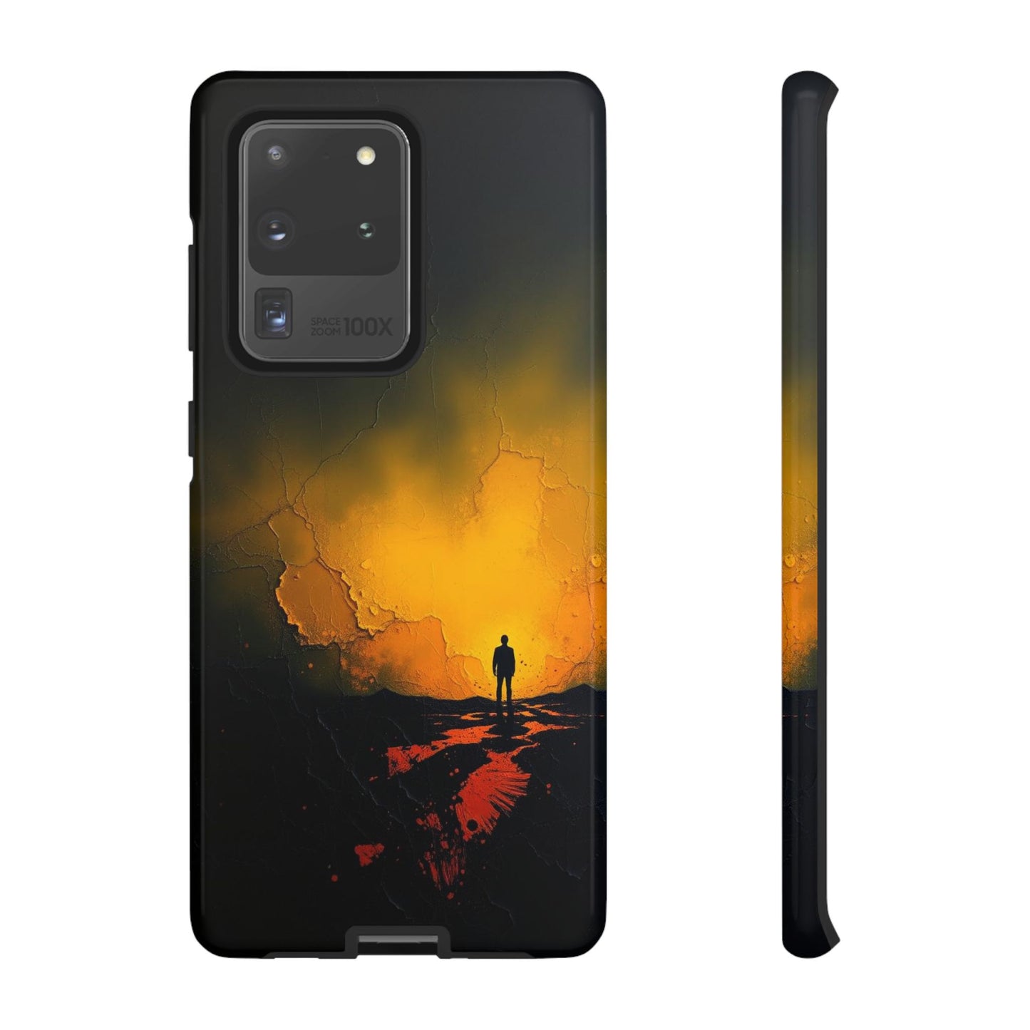 Acrylic Mysterious Figure Phone Case