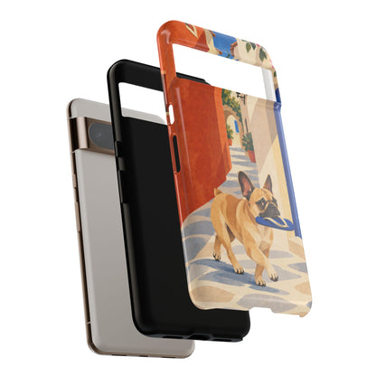 French Bulldog Quiet Lane Phone Case - Multicolor Phone Case