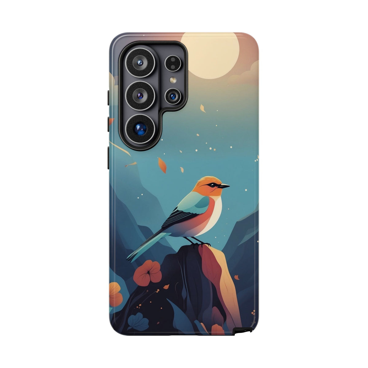 Stylised Bird Design Phone Case - Multicolor Phone Case - Samsung Galaxy S26 Ultra / Glossy