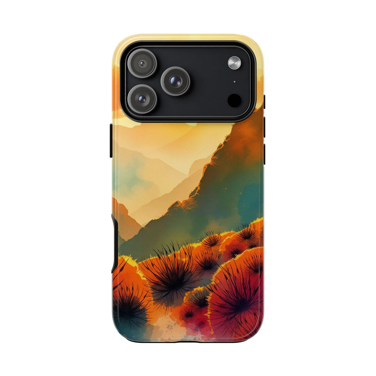 Ideallic Watercolour Sunset Design Phone Case - Multicolor Phone Case - iPhone 17 Pro Max / Glossy