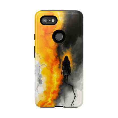 Watercolour Gothic Silhouette of a Woman Phone Case