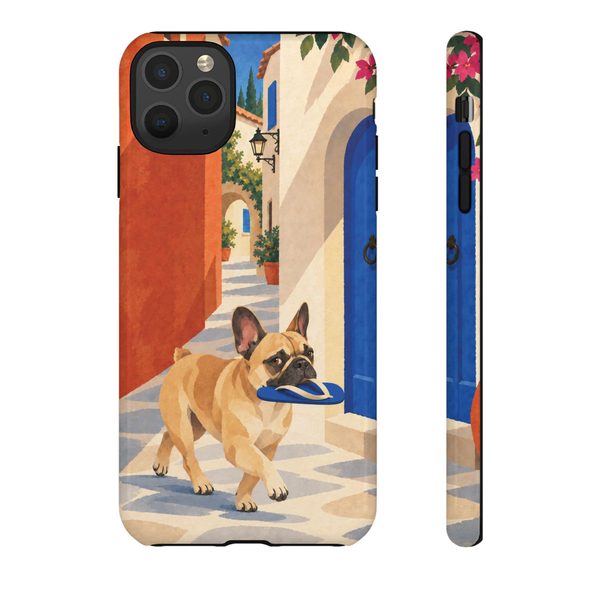 French Bulldog Quiet Lane Phone Case - Multicolor Phone Case - iPhone 11 Pro Max / Glossy