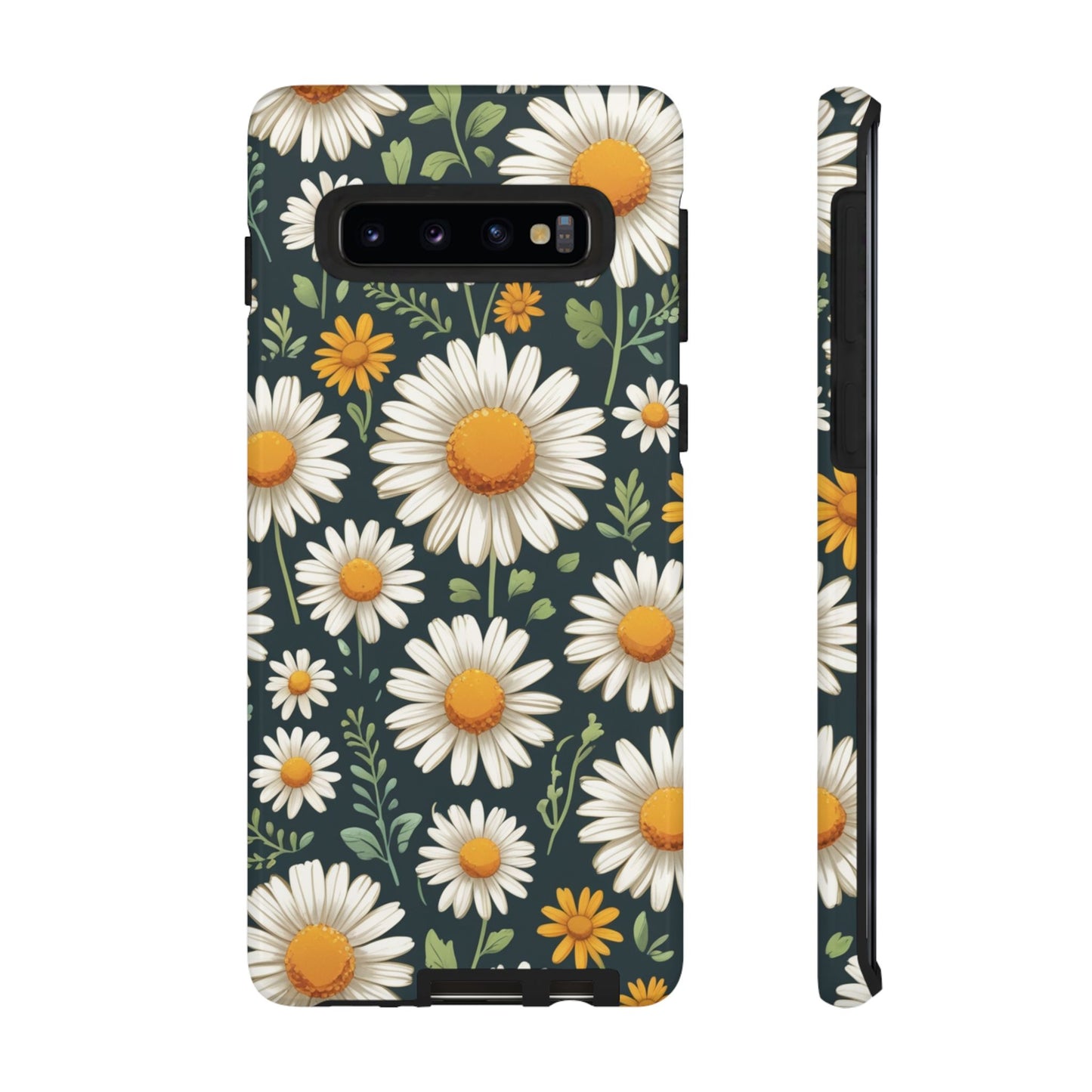 Samsung Galaxy S10 / Glossy Phone Case - Daisies Floral Pattern 3 Phone Case