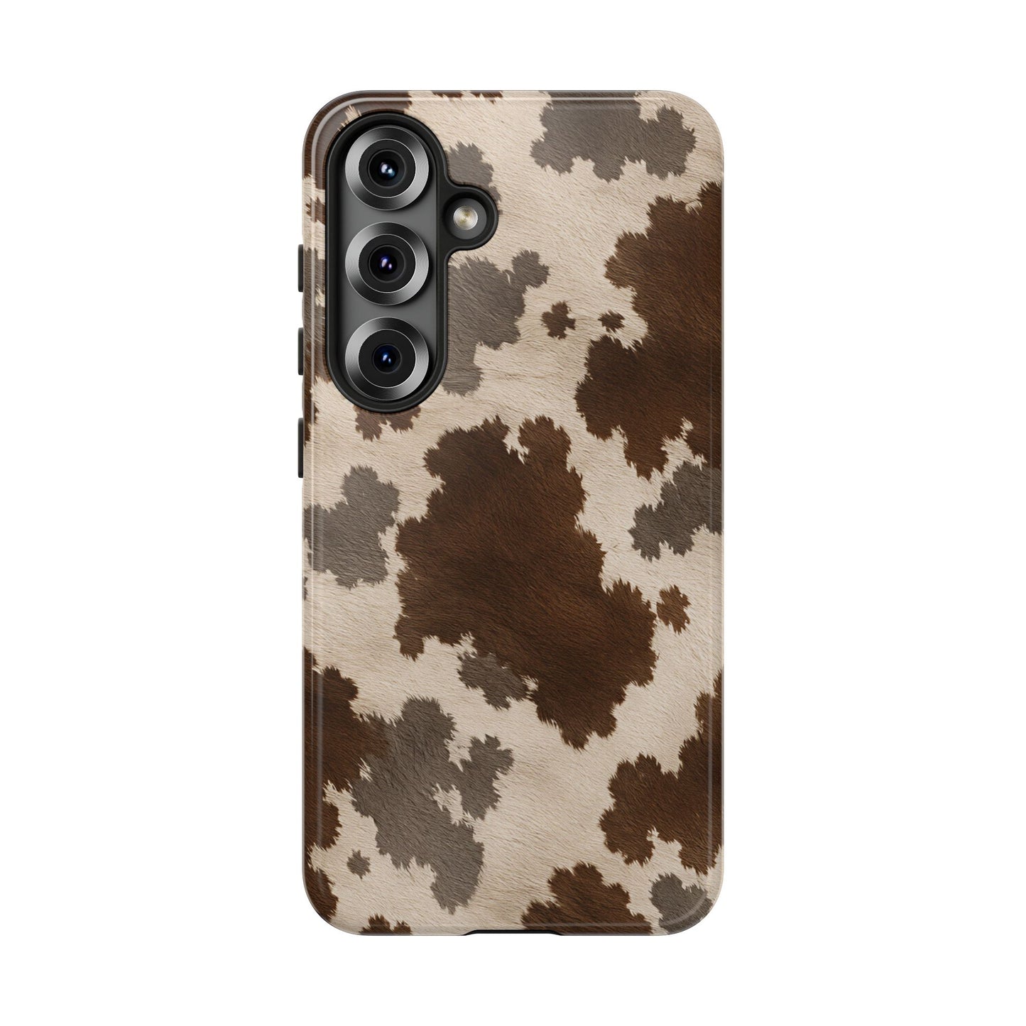 Stylish Mocha Cow Print Phone Case